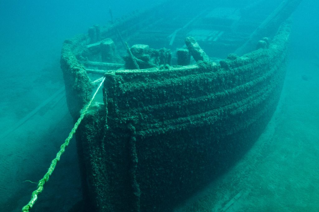 Ontdek een scheepswrak 